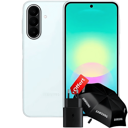 Samsung Galaxy A27 5G - 128 Go - 6 Go RAM - 6,7" - 50 MP - 5 000 mAh - Garantie 24 Mois + Boitier de recharge original Samsung Type-C 45W Fast charger + Parapluie offert