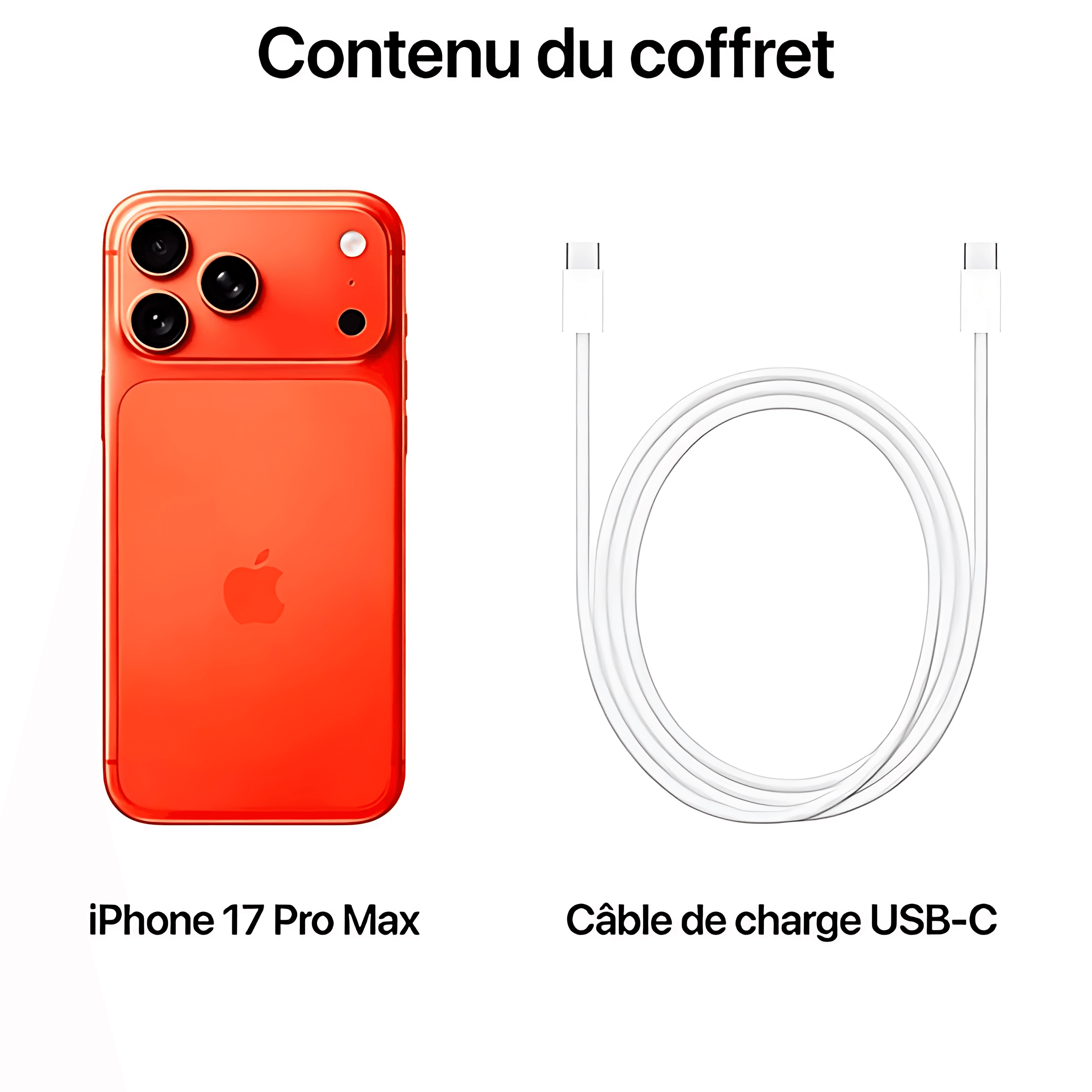 IPhone 17 Pro Max - 1 To - 12Go RAM - 6,9" - Apple A19 Pro - 1 SIM physique + eSIM - 48MP+48MP +48MP /18MP - 5088mAh - Garantie 12 mois - Vendu et Livre partout a Douala - Delect