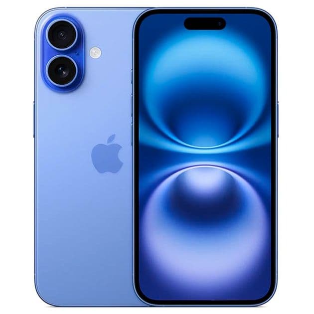 Apple iPhone 16 Reconditionné Par Apple - 128 Go - 8Go RAM - 6,1" - Apple A18 - Nano-SIM + eSIM - 48MP+12MP/12MP - 3561 mAh - Garantie 12 mois